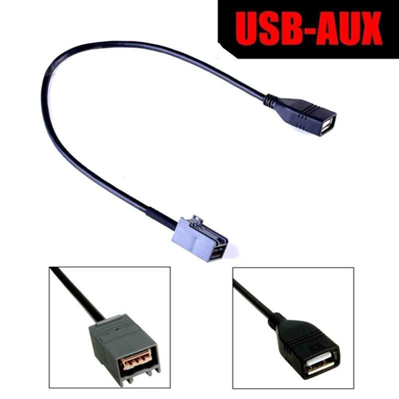 USB CABLE ADAPTER AUX 2008 Onwards For CIVIC JAZZ/CR-V ACCORD/CR-Z 09-13 MP3 Oasis Select