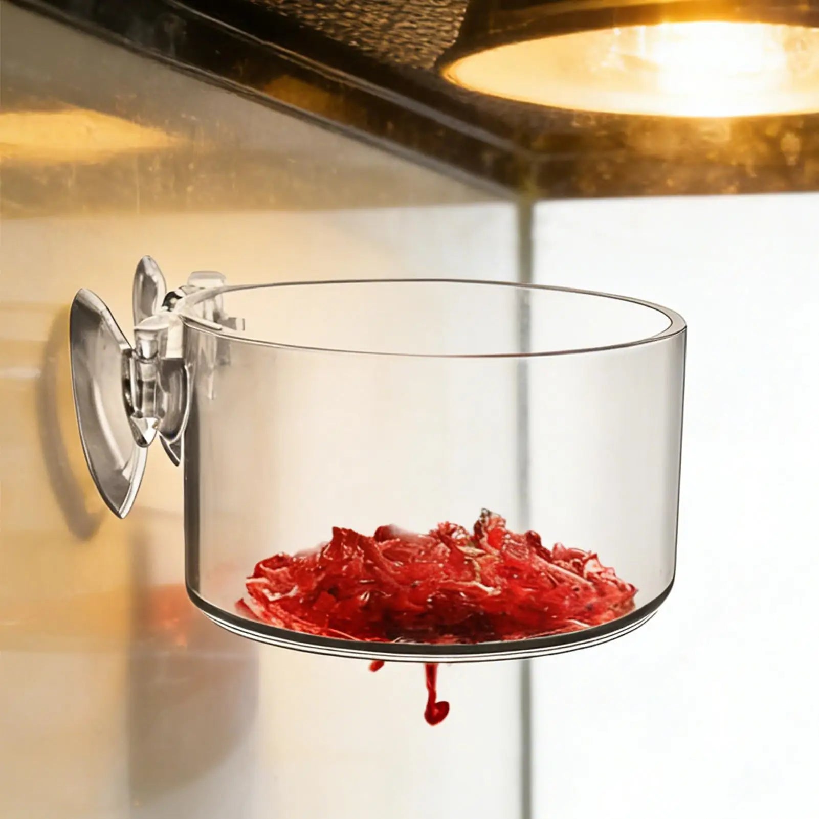 Suction Cup Plant Holder With Suction Cup Clear Acrylic Holder Aquatic Plant Pot for Propagation Hydroponics Cultivation Oasis Select