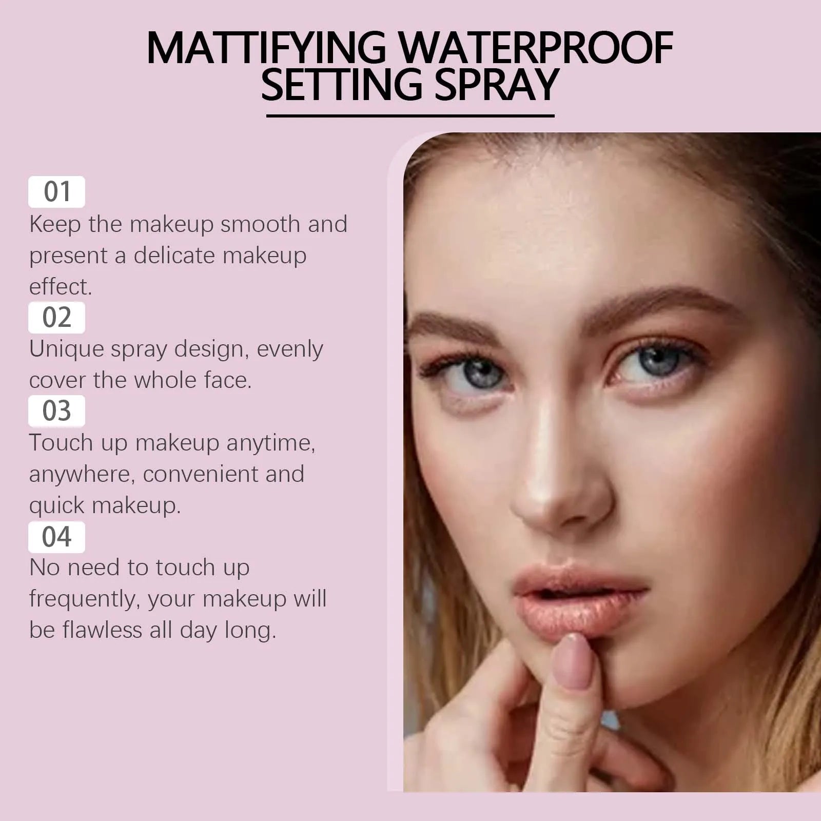 Jaysuing Matte Makeup Setting Spray – Waterproof & Oil Control Makeup Setting Spray Oasis Select