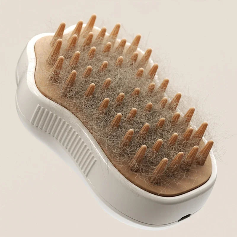 3 in 1 Steamy Pet Dog Brush Cat Steam Brush Electric Spray Cat Hair Brush Comb Massage Pet Grooming Tool Loose Hair Supplies Oasis Select