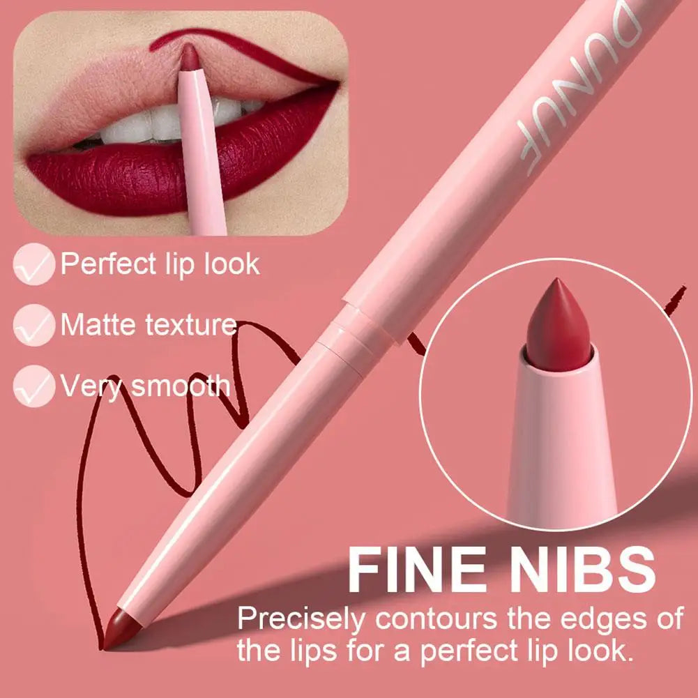 Eelhoe 6-Color Waterproof Lip Liner Set – Long-Lasting Matte Lip Liner Set Oasis Select