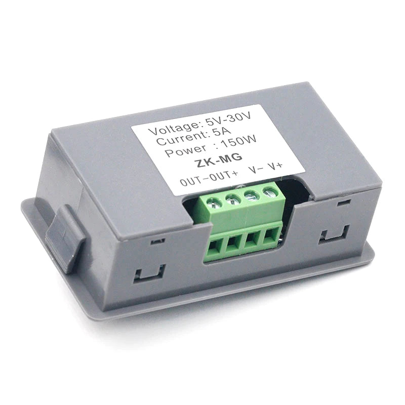 1pc DC 5-30V 12v 24v 5A DC Motor Controller PWM Adjustable Speed Digital Display Encoder Frequency MAX 15A ZK-MG Oasis Select