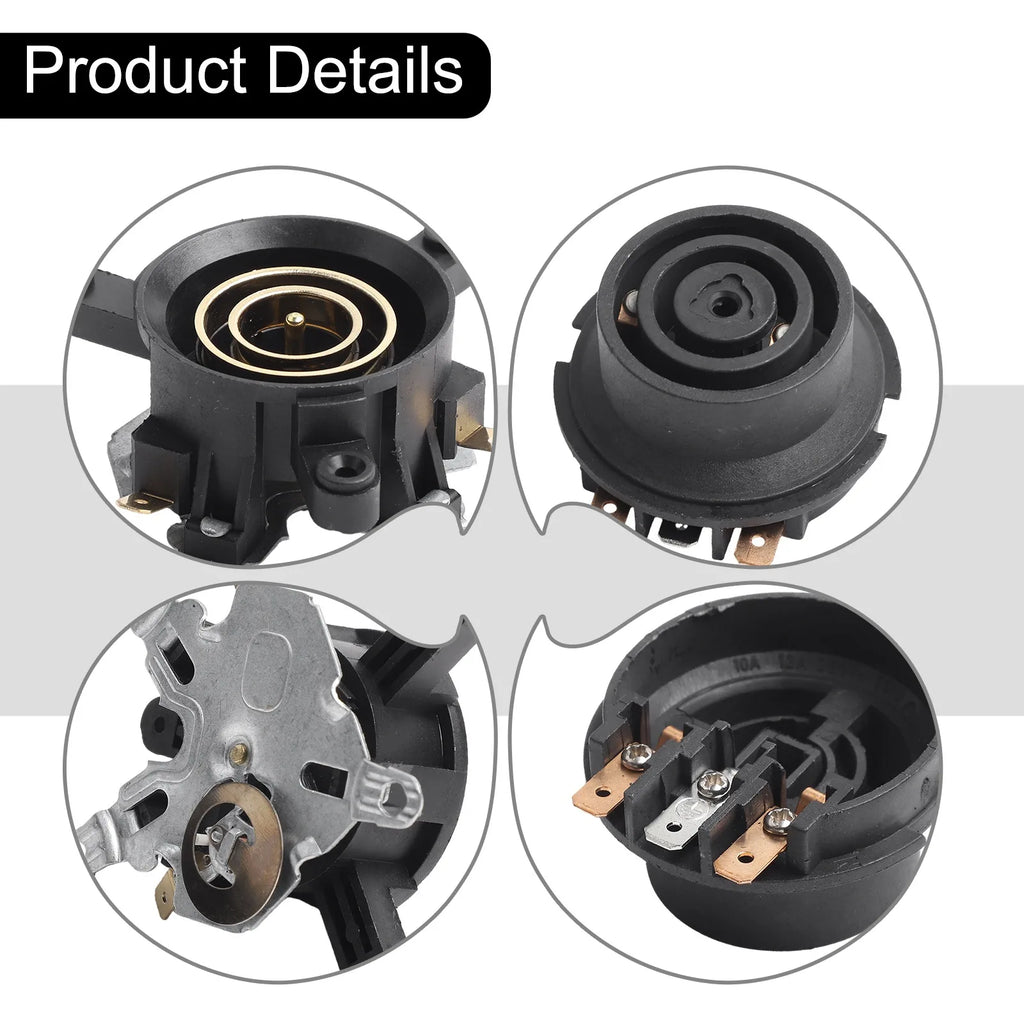 1/2/3sets Electric Kettle Base Thermostat Temperature Switch Connector Coupler Socket Household Acessories Oasis Select