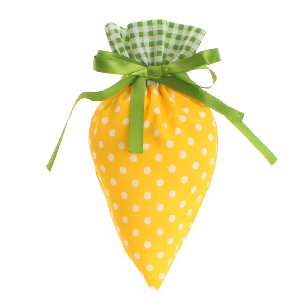 Easter Carrot Drawstring Gift Bag | Cute Velvet Candy Bag