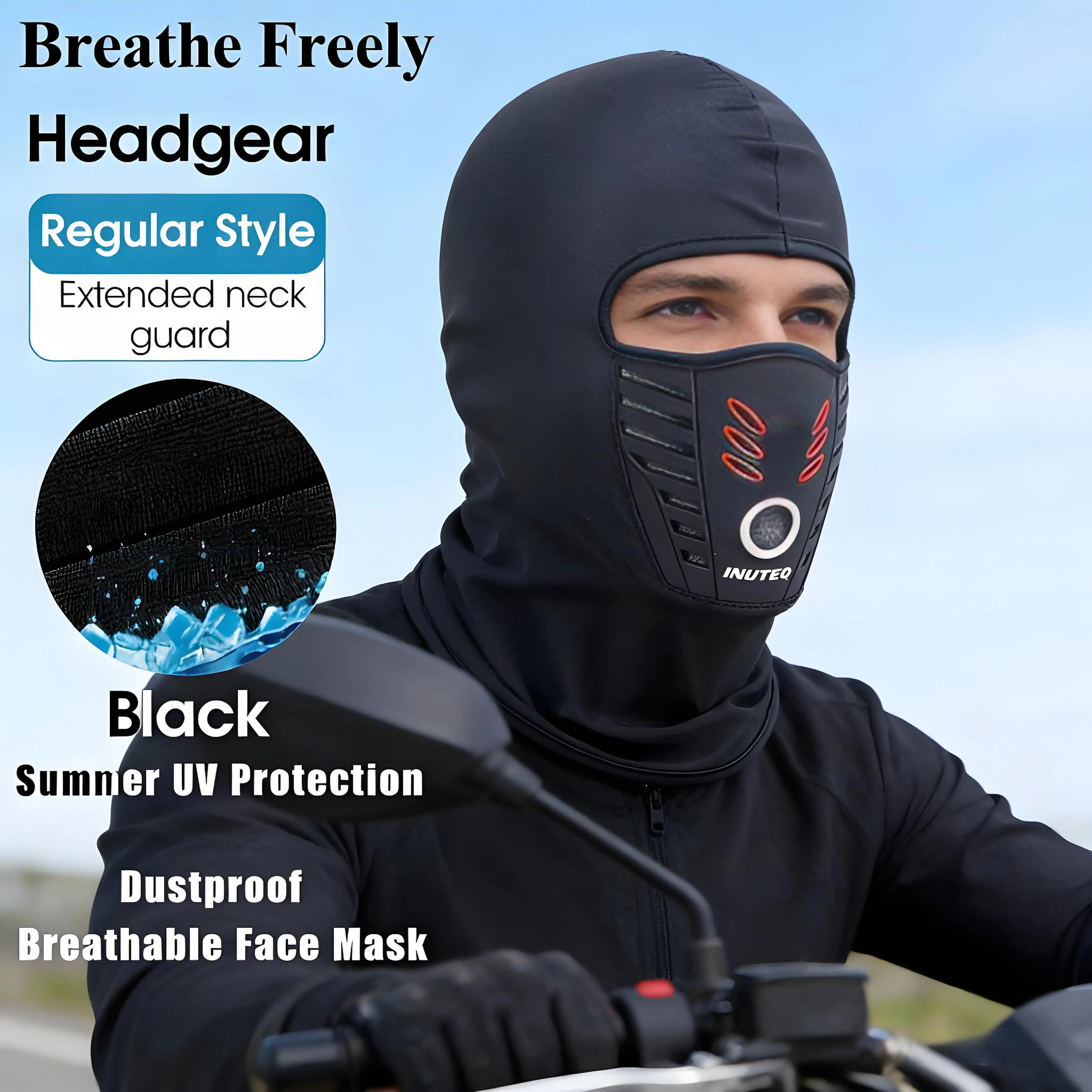 Motorcycle Balaclava – UV Protection, Breathable & Quick-Dry