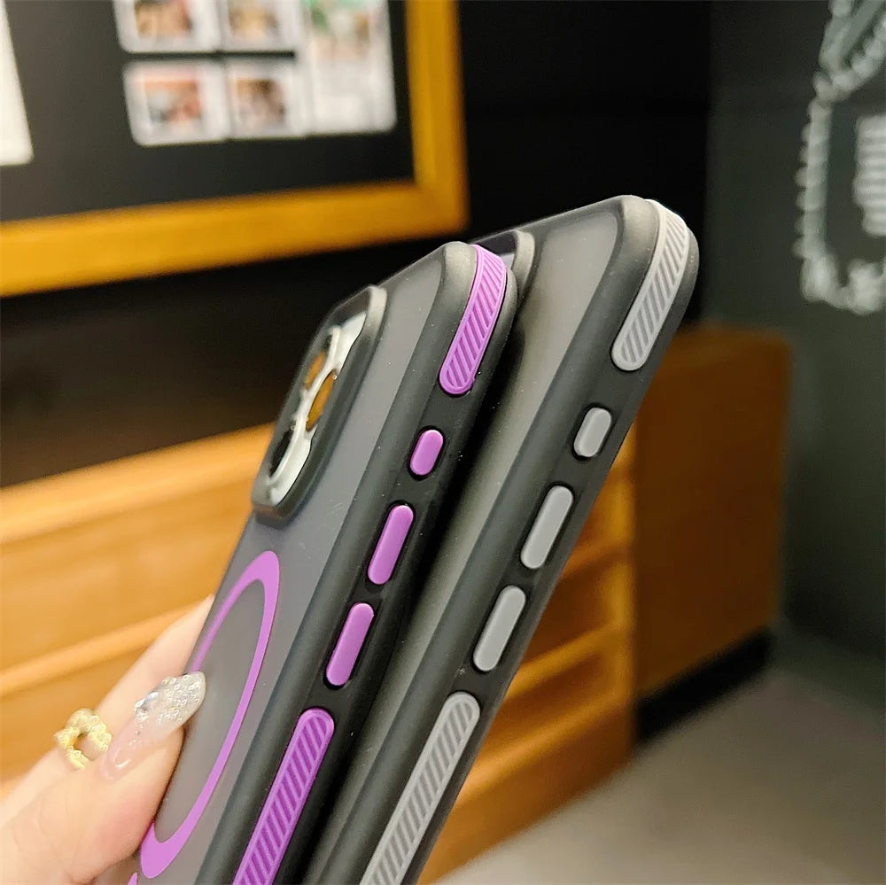 Color blocking Phone Case For Iphone 17Air 17Promax 17Pro 16Promax 16Plus 16 15 Promax 14promax 13 12 Anti Drop Shock Resistance Oasis Select