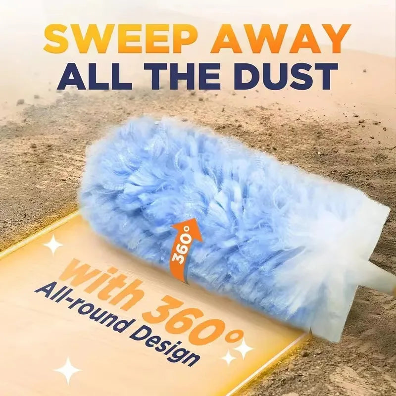 Swiffer Duster Refills 10-Pack, Compatible with Swiffer 360 Duster Handle, Unscented Feather Dusting Refills for Multisurface Cl Oasis Select