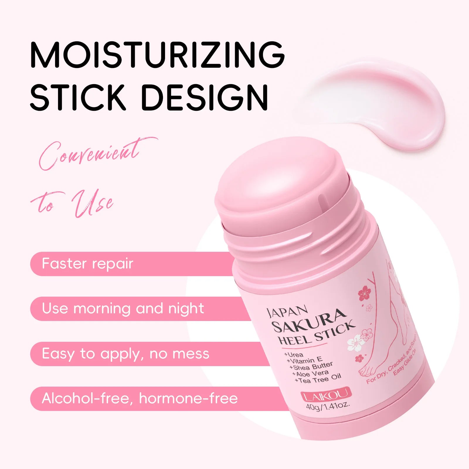 Foot Repair Stick 40g Callus Remover Deep Moisturizing for Cracked Heels Dry Dead Skin Removal Softens Rough Feet Home Care Oasis Select