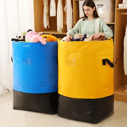 1-Pack Heavy Duty Moving Bags, Large Storage Organizer for Clothes Bedding, Foldable Travel College Dorm Packing Solution Oasis Select