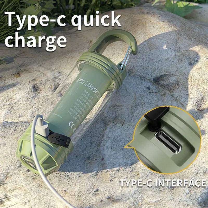 POCKETMAN 6-Mode Rechargeable LED Camping Lantern & Flashlight