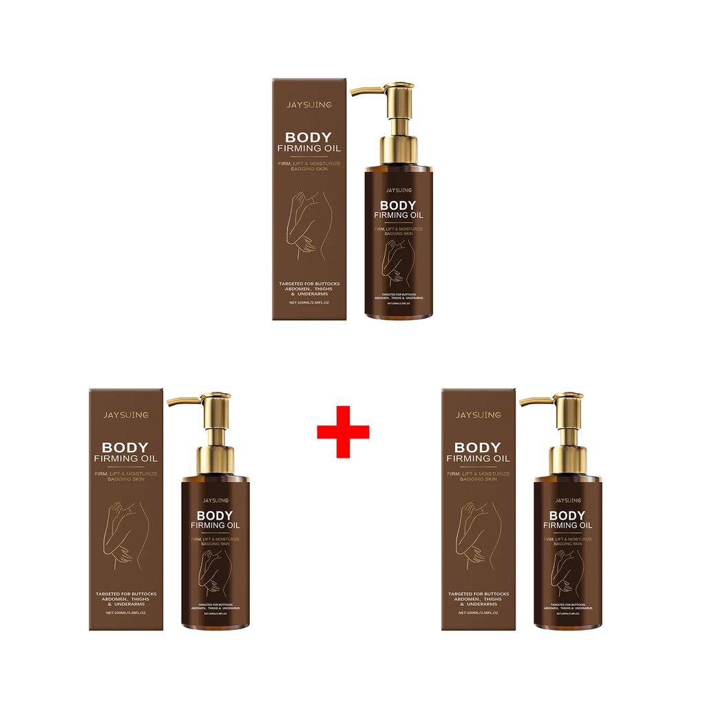 Body Firming Oil for Buttocks Abdomen Thighs Firming Lifting Skin Improve Sagging Reduce Dryness Brightening Smoothing Skin Care Oasis Select 3pcs