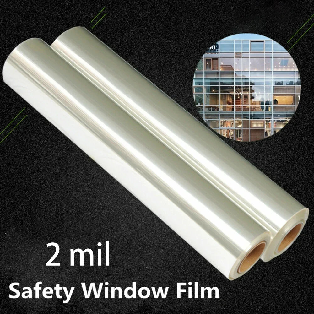 Safety Window Film Shatterproof Window Film High-Transparency Shatterproof PET Window Film Suitable For Home And Office Windows. Oasis Select