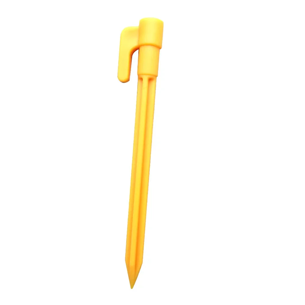 outdoor Camping Tent Nails Sand Ground Triangular Stake Ground Awning Camping Tools Plastic Tent Pegs Nail Oasis Select