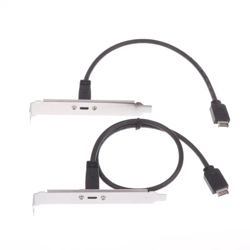 1 Piece Type-E To USB-C Type C Female Connector Extension Wire Cable With Panel Mount Screw 30/50cm USB 3.2 Front Panel Header Oasis Select