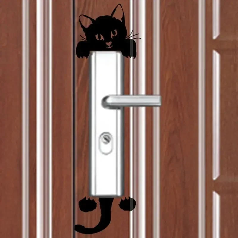 Funny Kitten Child Bedroom Switch Cover Room Decor on-off Sticker Cute Switch Outlet Wall Stickers on Wall Mural Art Hot Sale Oasis Select