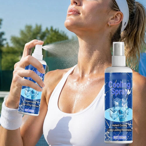 100ml Summer Cooling Body Mist Spray – Portable Ice Feeling Cooling Body Spray Oasis Select