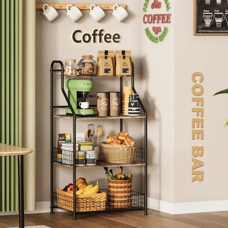 Household Goods New Kitchen Microwave Oven Rack Large Capacity Household Fruit And Vegetable Storage Rack Kitchen Seasoning Rack Oasis Select