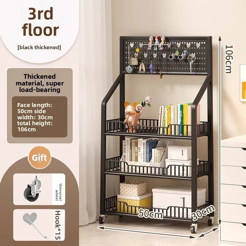 Snack shelves Internet celebrities Snack food and beverage supermarkets Mobile shelves Convenience store Multi-layer Oasis Select Three-layer 50CM B