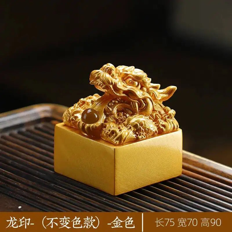 Color-changing Tea Pet Ornament Chinese Style Dragon Seal Tea Table Tea Tray Ornament Tea Pet Tea Play Kung Fu Tea Art Oasis Select