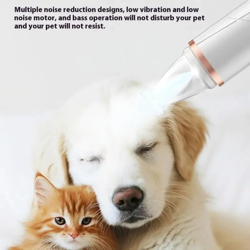 2in1 Portable Dog Paw Trimmer And Nail Grinder Rechargeable Cordless Low Noise Professional Pet Hair Grooming Tool Oasis Select