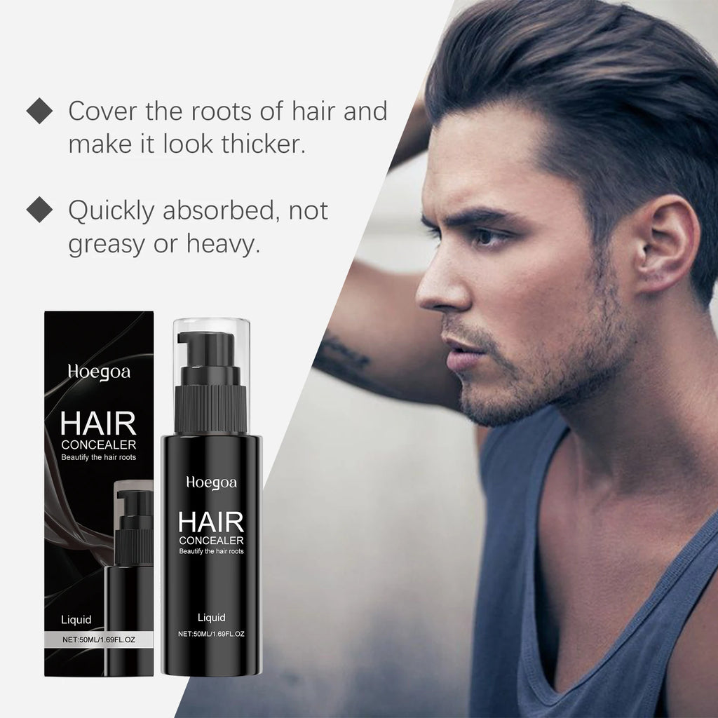 Hair Concealer Hairline Shadow Cover up Natural Color Rendering Easy to Clean Refreshing Hair Waterproof Hair Concealer Liquid Oasis Select