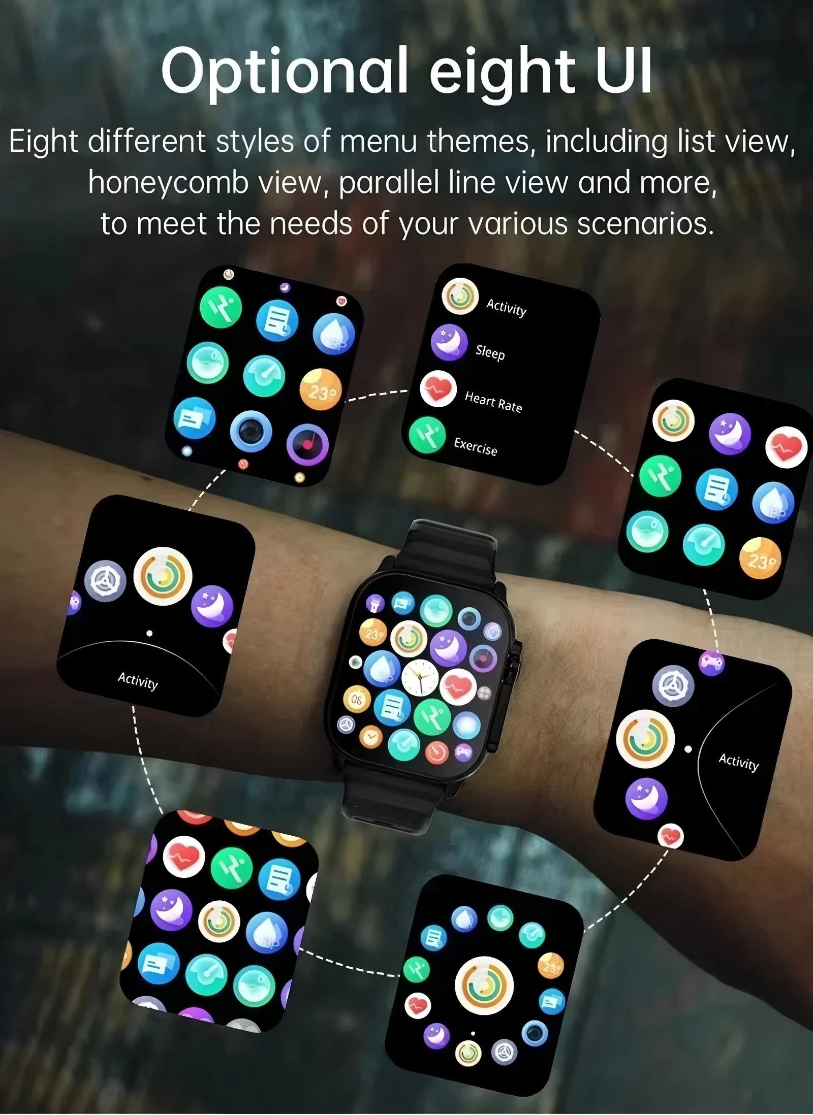 T900 Ultra 2 Smart Watch 49mm AMOLED NFC Bluetooth Men's