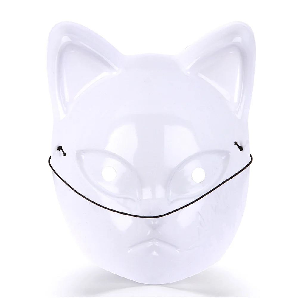 Japanese Anime Demon Slayer Mask Cosplay Thicken Plastic Masks Halloween Party Costume Props Fox Mask Oasis Select