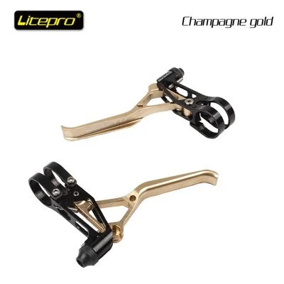 Litepro brake lever road bike small wheel V brake lever 64g LPCNC handbrake lightweight color version Oasis Select a pair
