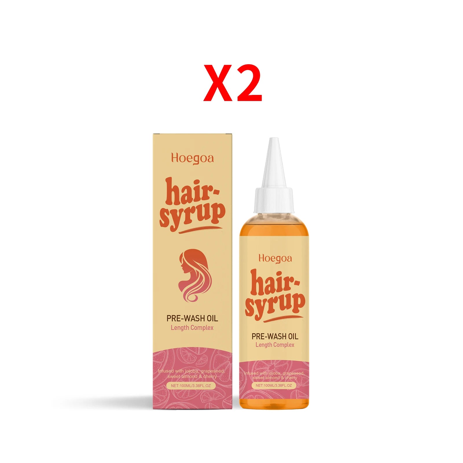 Jojoba Hair Essencial Oil Deep Nourish Scalp Voluming Anti-Frizzy Repair Damaged Hair Oil Enhance Shine Moisturizing Hair Care Oasis Select 2pcs