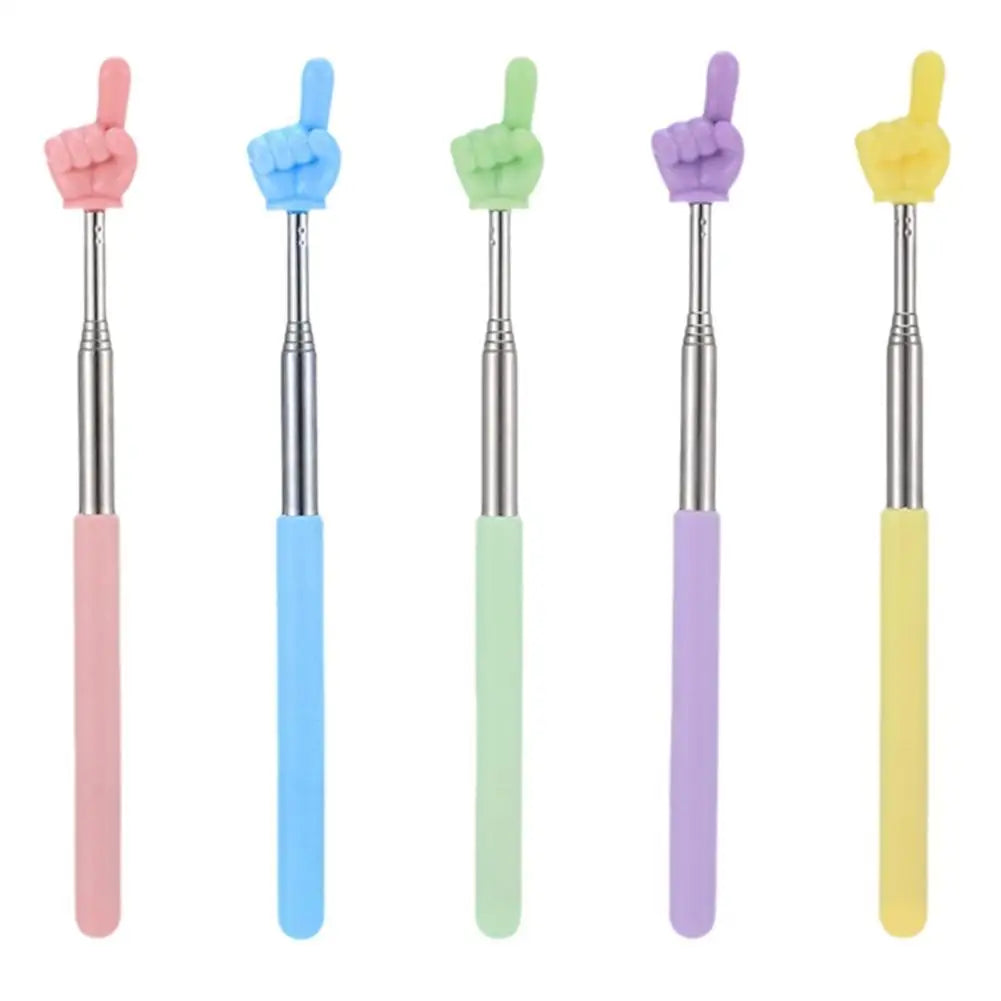 Telescopic Steel Teaching Pointer | Finger Reading Stick