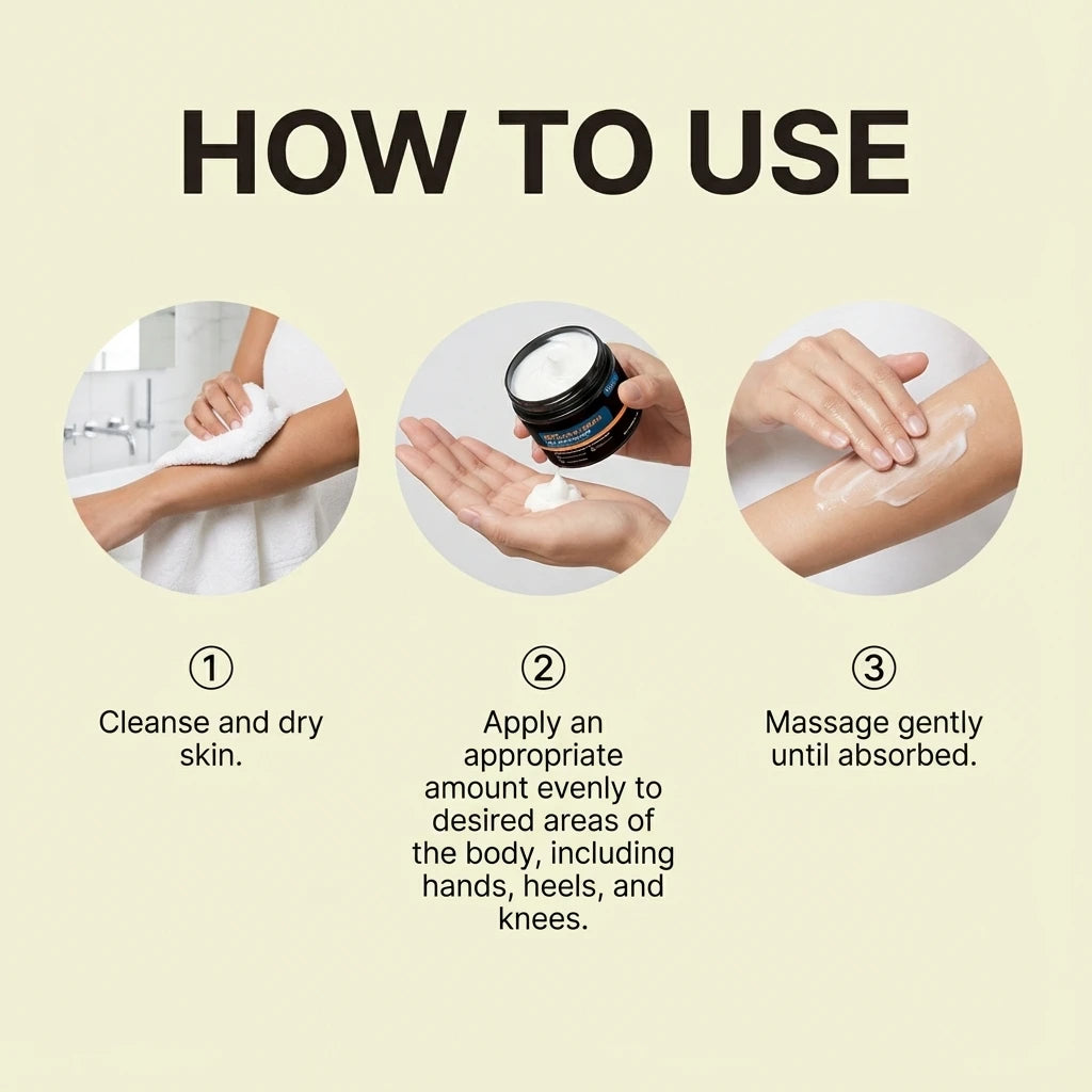 Moisturizing Body Cream – Gentle, Non-Sticky Skin Hydration