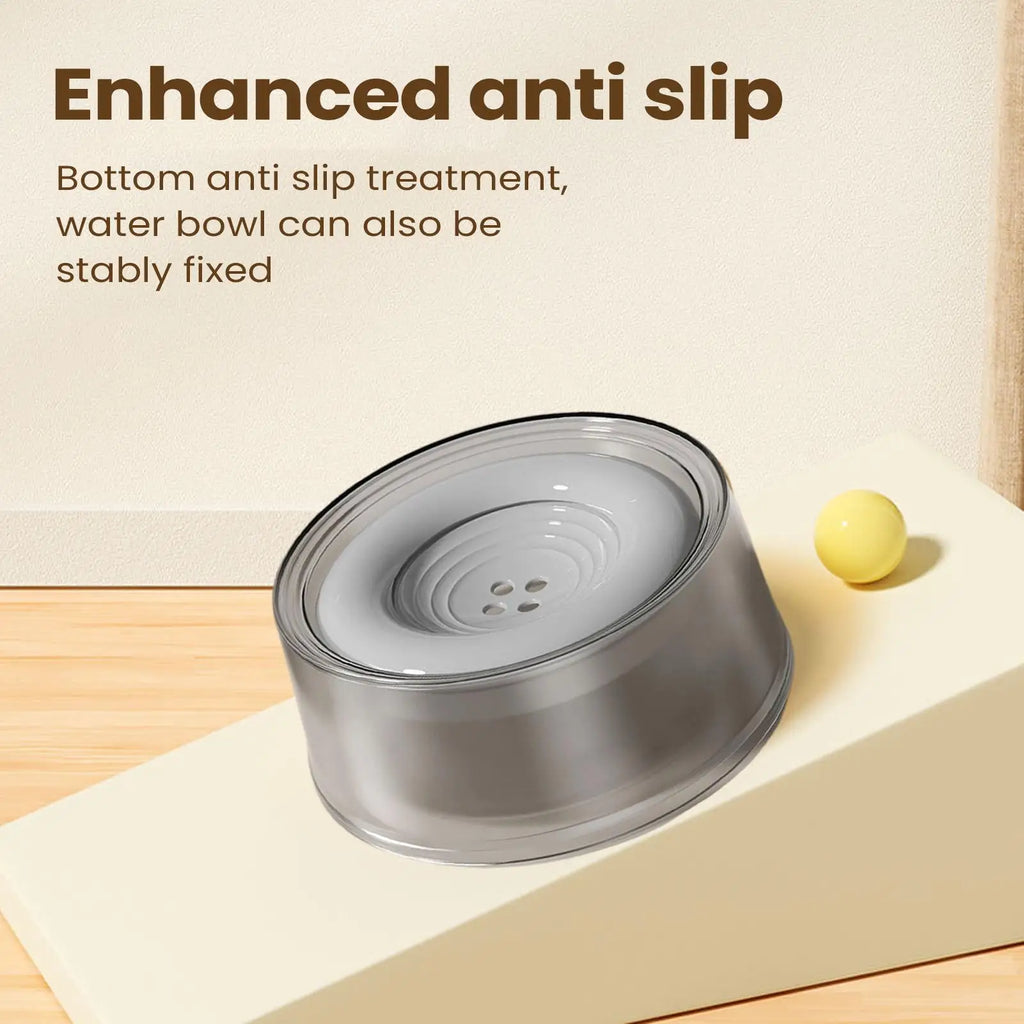 Spill Proof Water Bowl for Dogs Slow Drinking Bowl for Messy Drinkers 1200ml Large Capacity Pet Puppy Kitten Drinking Dispenser Oasis Select