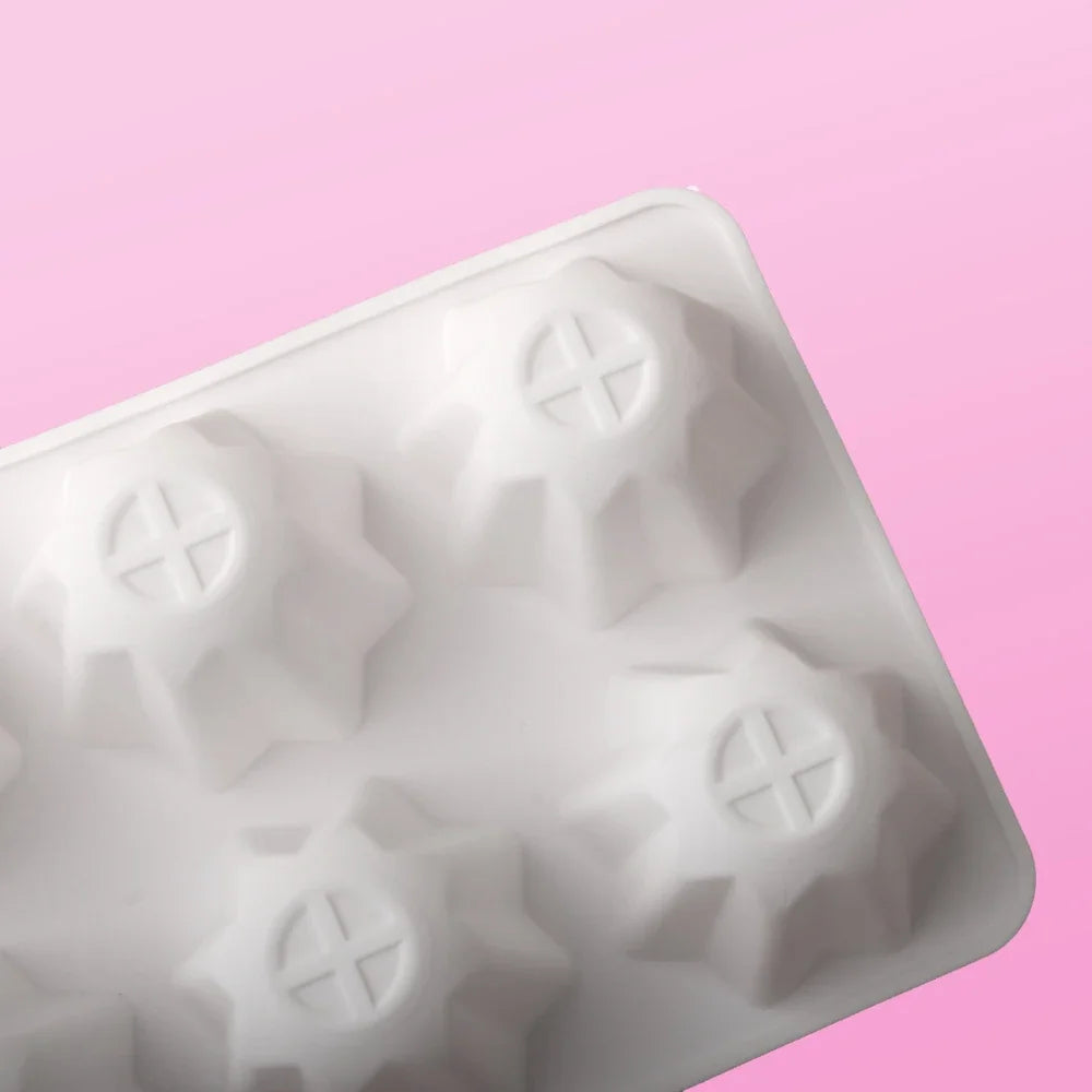 6-Cell 8-Corner Pandolo Shaped Silicone Cake Mold Christmas Dessert Making Tool Mousse Cake Mold Kitchen Baking Supplies Oasis Select