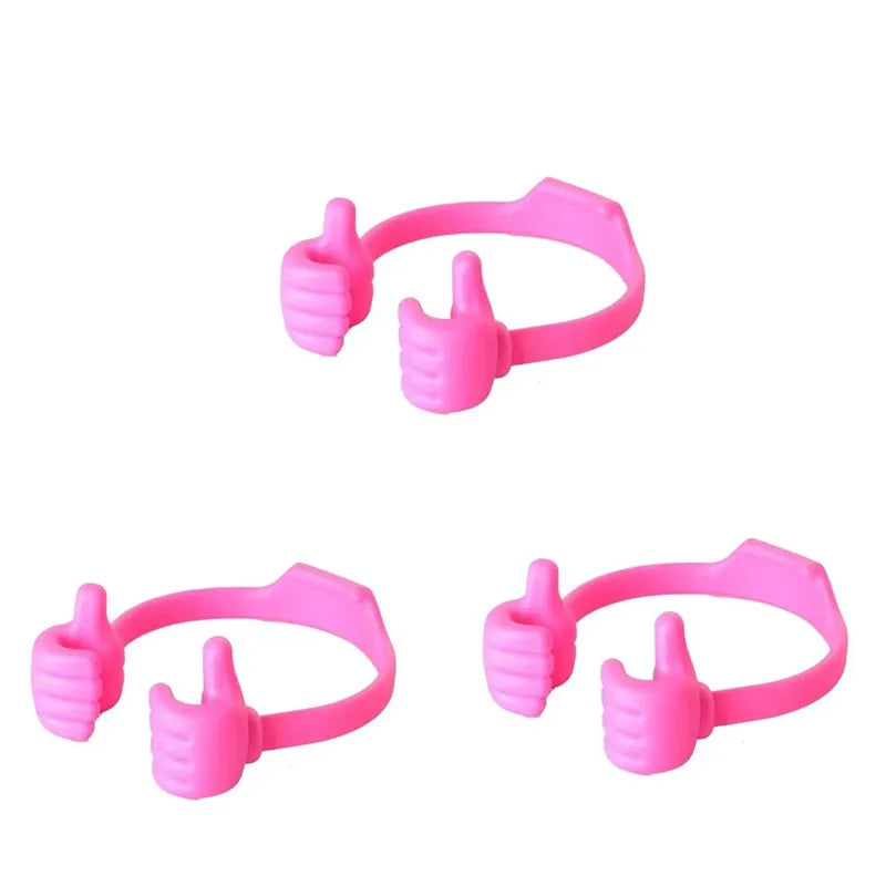 1/3/5pcs Cell Phone Stand Holder Lazy Holder Universal Flexible Bracket Tablet Phone Stand For IPhone 17 Samsung Xiaomi Huawei Oasis Select 3pcs pink