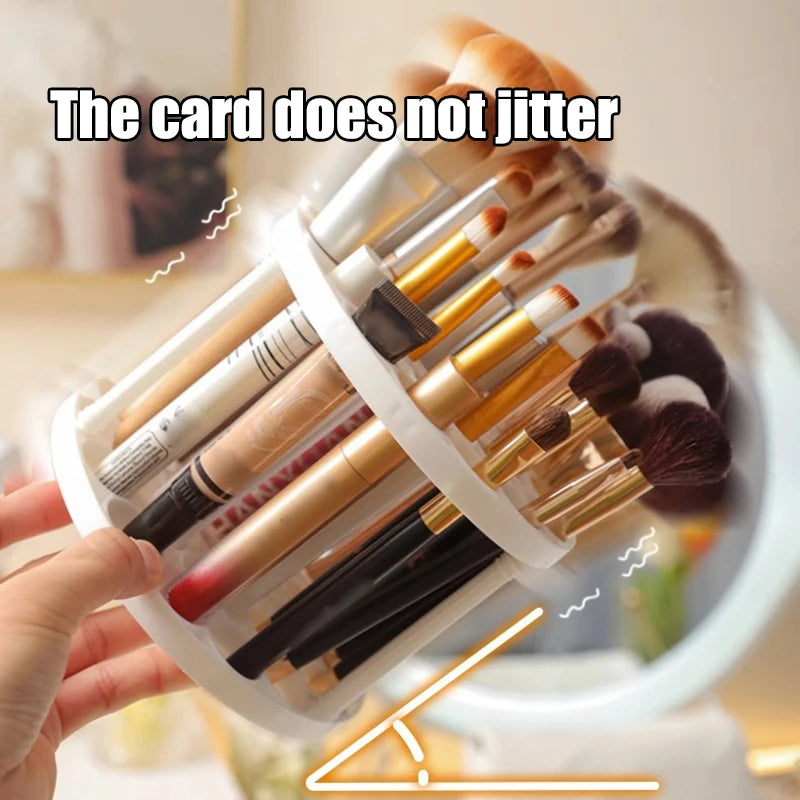 45 Hole Makeup Brush Storage Rack Brush Storage Box Detachable And Washable Circular Makeup Brush Holder Pen Holder Oasis Select