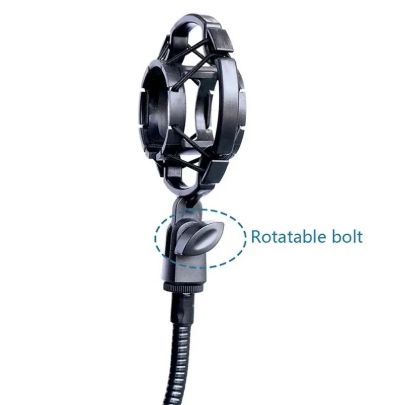 Universal Professional Condenser Microphone Mic Shock Mount Studio Recording Holder Bracket For Large Diaphram Mic Clip Stand Oasis Select Default Title