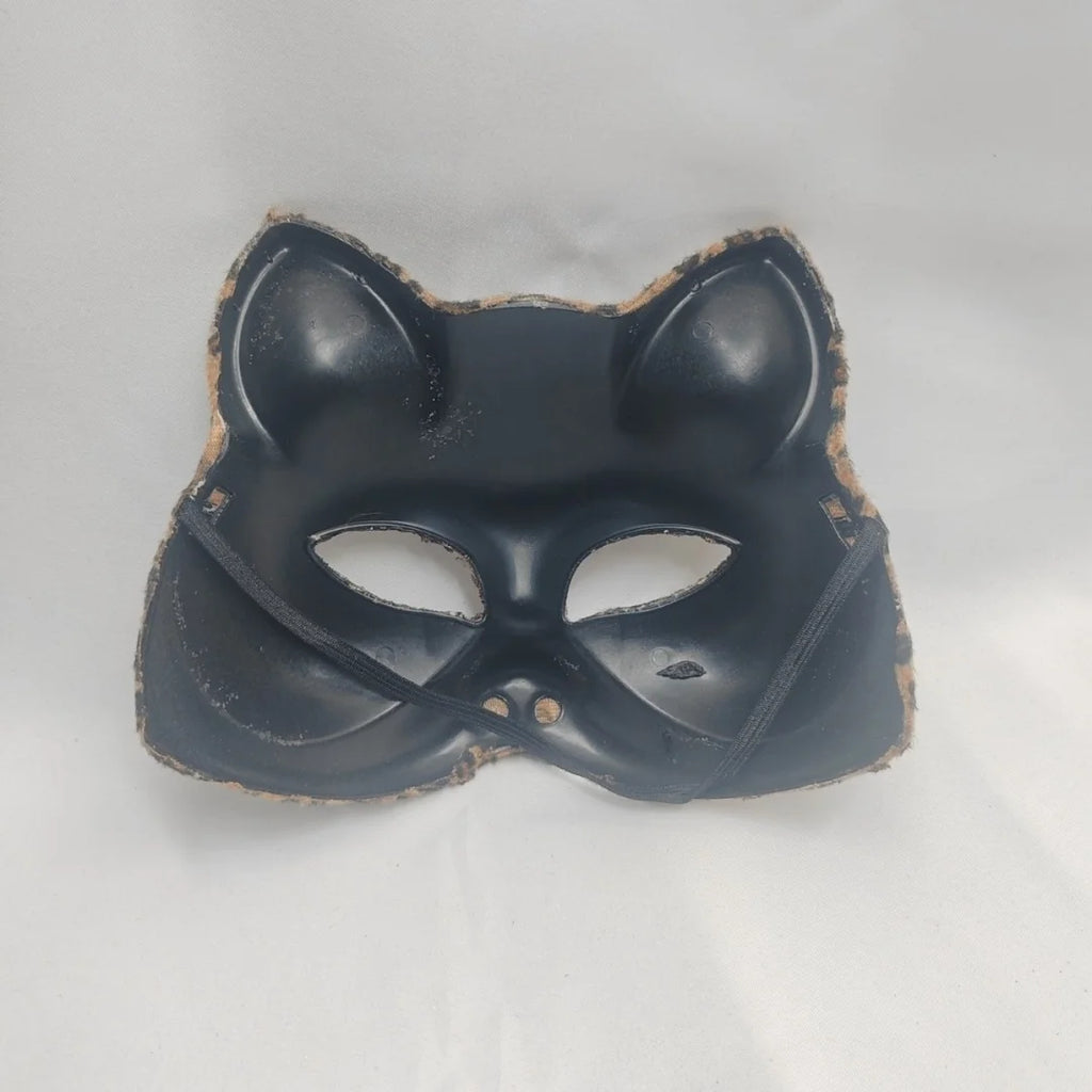 Leopard Cat Half-Face Masquerade Mask | Halloween & Party