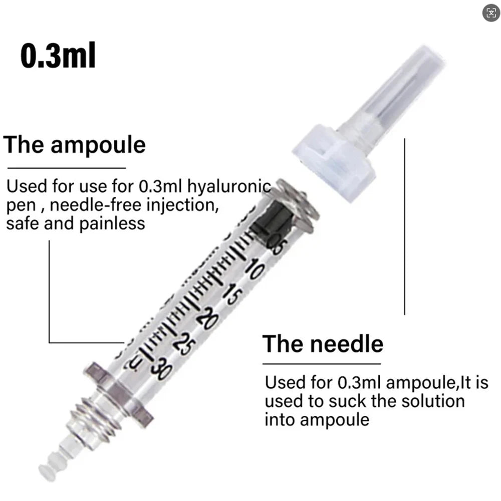 0.3ml & 0.5ml Ampoule Head Cap Adapter for Hyaluronic Pen
