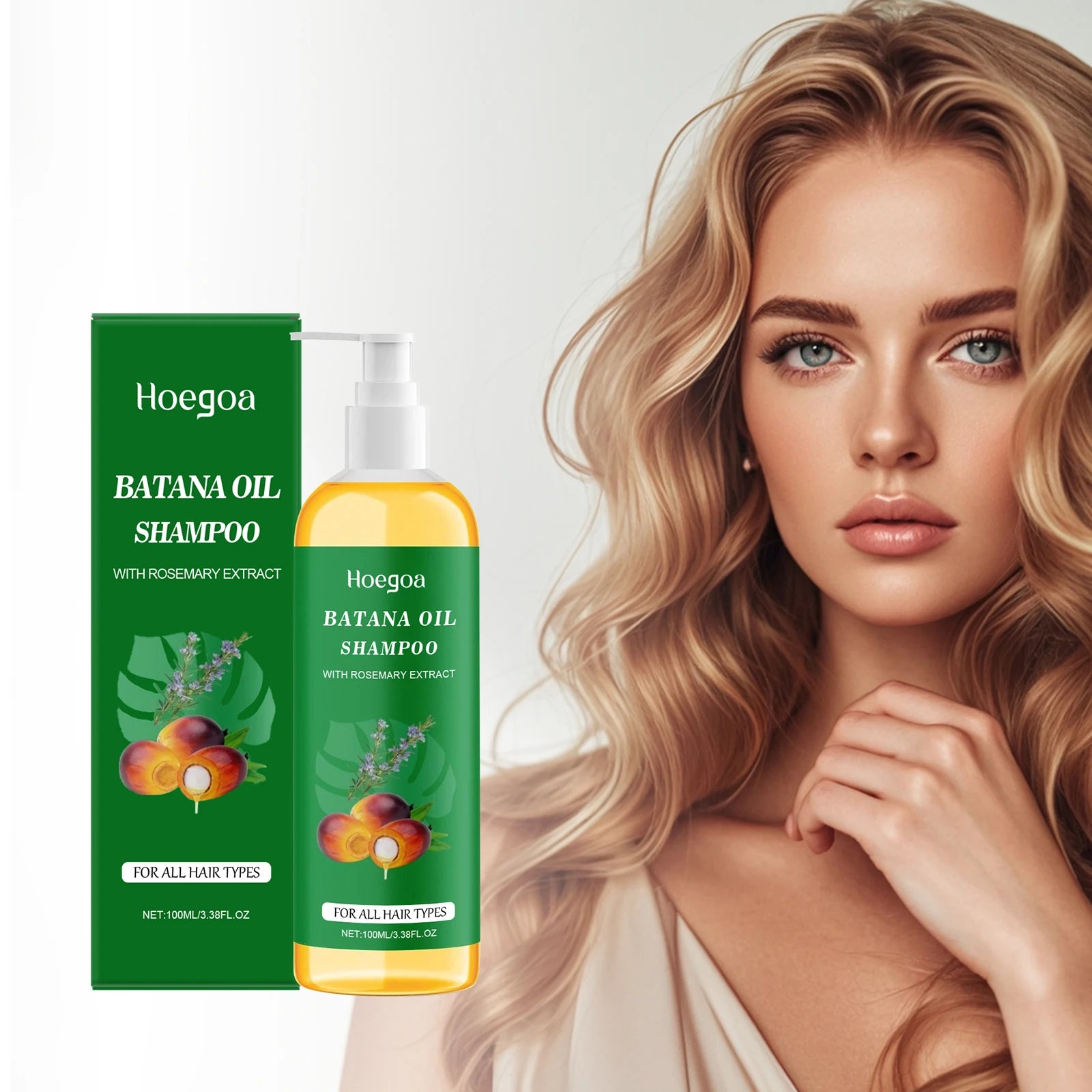 Batana Oil Shampoo Soothing Scalp Anti Hair Loss Repair Damaged Split Hair Strengthening Deep Cleansing Oil Hair Growth Shampoo Oasis Select