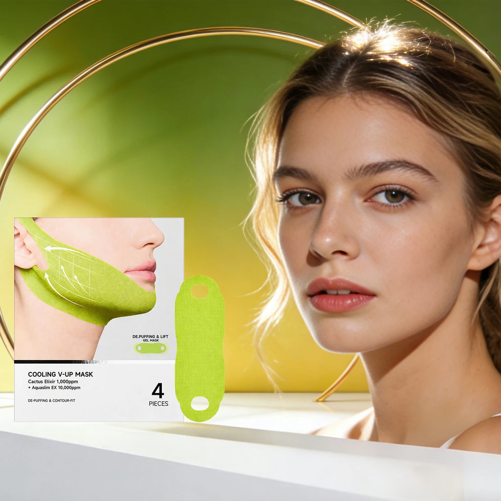 Centella Asiatica Face Lifting Mask Lift Facial Contour Tighten Skin Firm Cheek Enhance Firmness Easy Apply Face Shaping Bandage Oasis Select