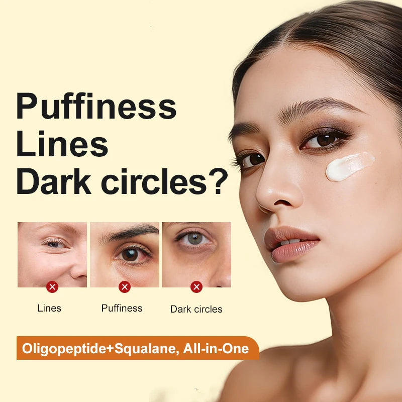 Joyprettyin Peptide Anti-Dark Circles Eye Cream Eye Bags Removal Anti-Wrinkle Lifting Firming Eye Care Oasis Select