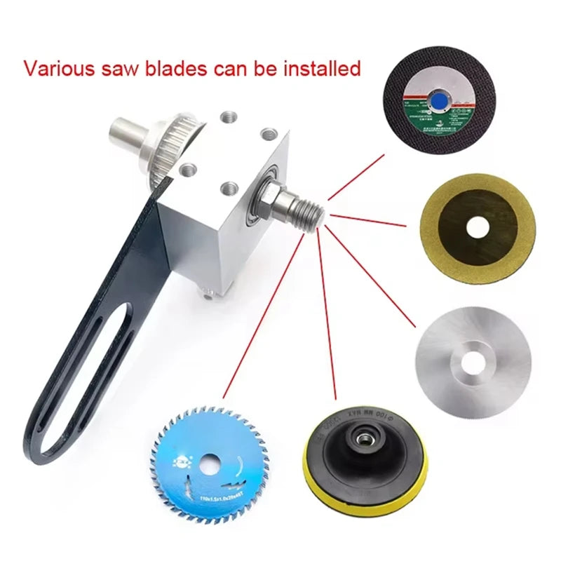 WISH Mini Table Saw Spindle DIY Woodworking Cutting Spindle Bearing Seat For Table Saw Home Saw Bearing Block Oasis Select