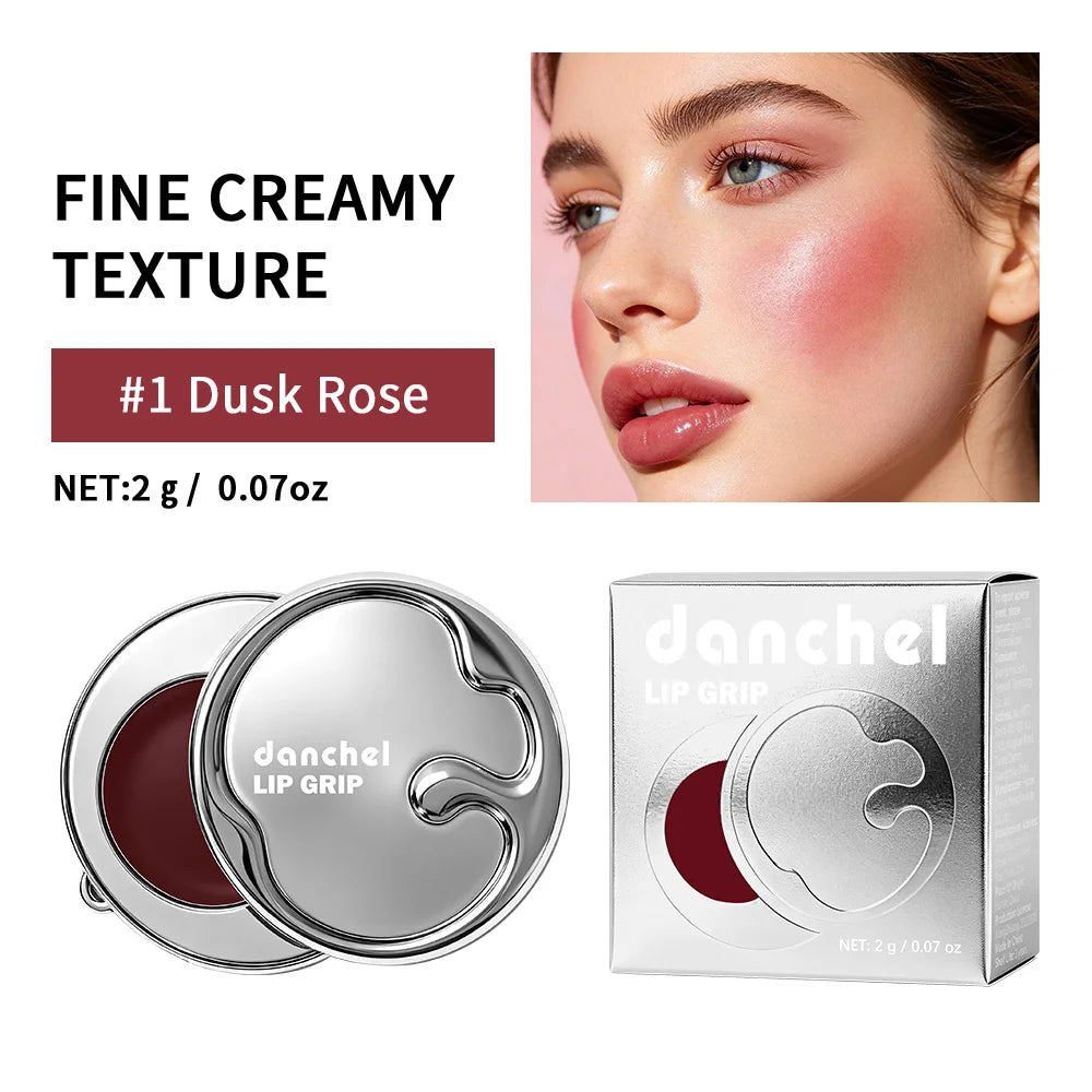 Magnetic Lip & Cheek Cream Nourishes Moisturizer Multi-Uses Natural Blush Brightening Long Lasting Gently Smooth Lip Lines Makeu Oasis Select Color 1