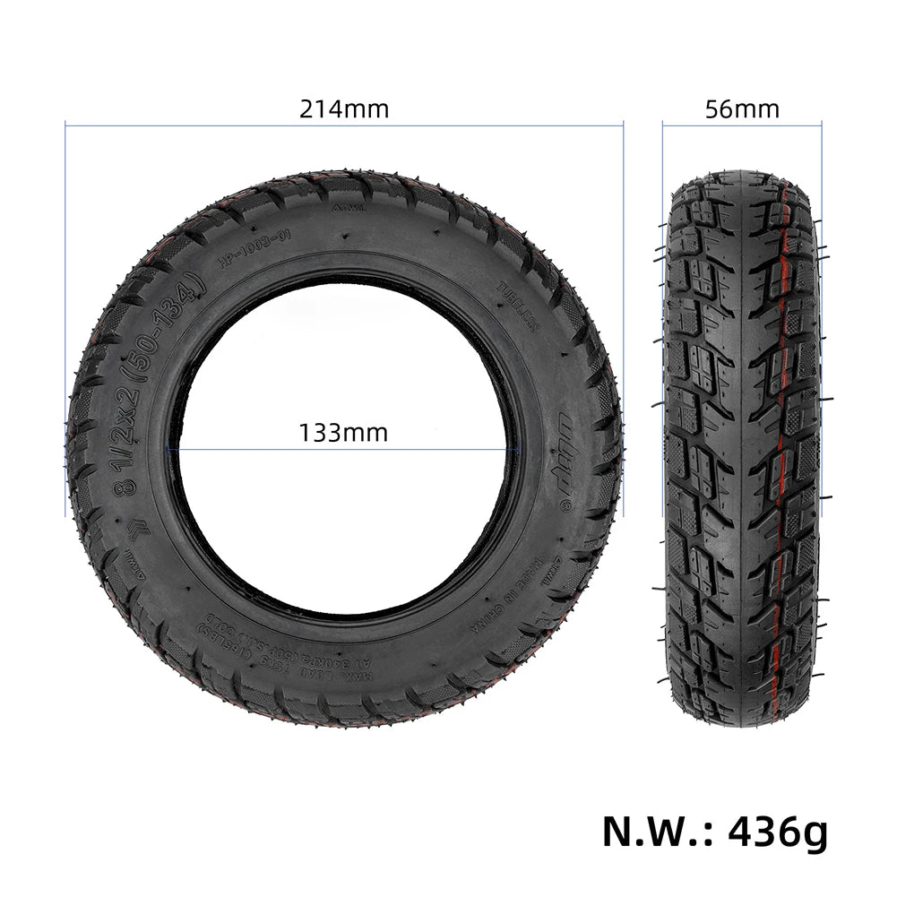 Brand New Tubeless Tyre Replacement Rubber 8 1/2x2(50-134) Electric Scooter Accessories Hot Sale For VSETT For Zero Oasis Select