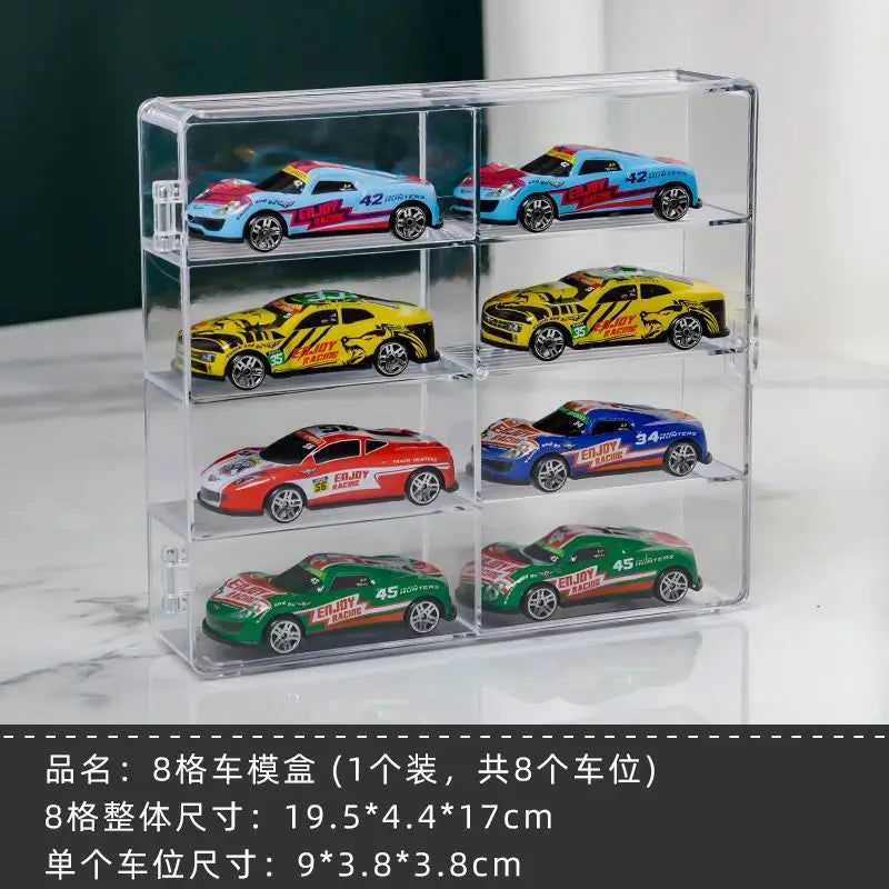 Acrylic Display Storage Cabinet – Dustproof, Stackable 1:64 & 1:32