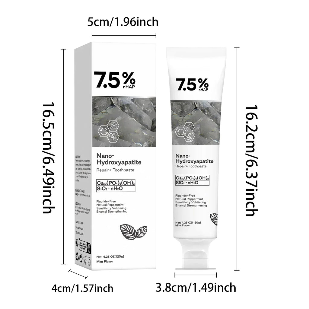 Hydroxyapatite Enamel Repair Toothpaste – Whitening & Fresh Breath