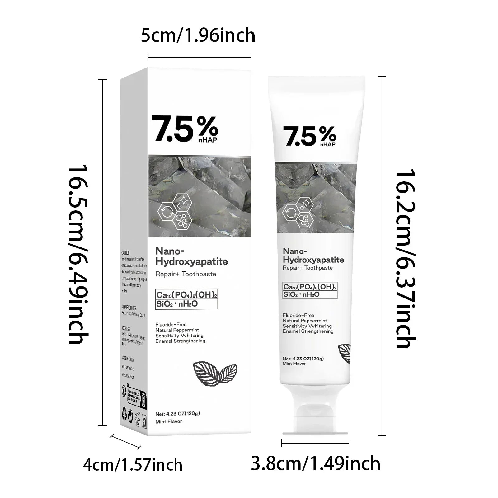 Hydroxyapatite Enamel Repair Toothpaste – Whitening & Fresh Breath