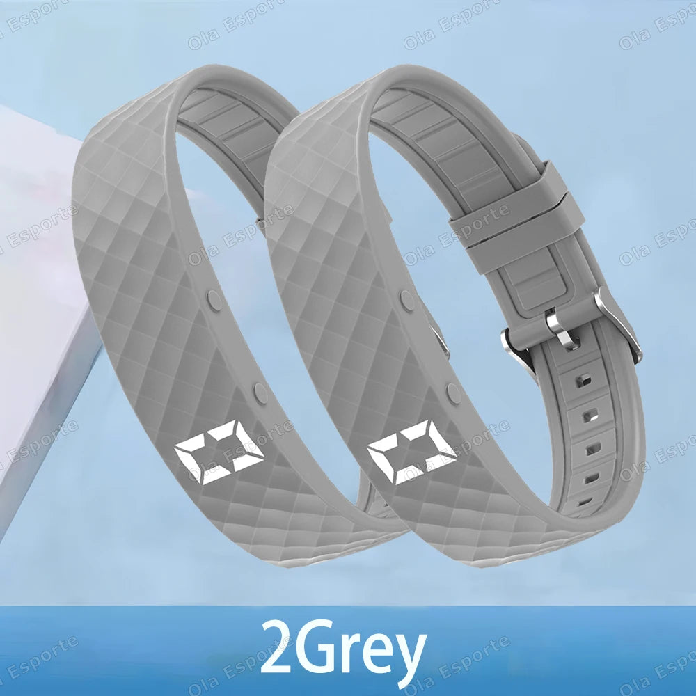 Smart Fitness Wristband LED Pedometer Sleep Tracker IP65