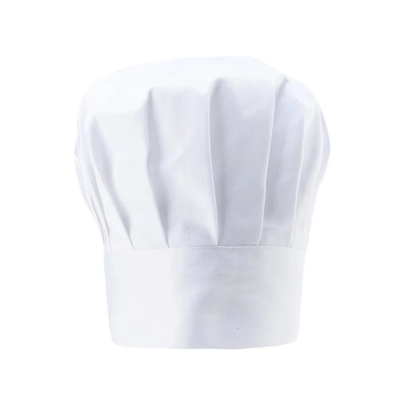 Cook Cap Head Chef White Cooking Hat Waiter Waitress Kitchen Work Hat Hotel Restaurant Canteen Bakery Baker Household Chef Cap Oasis Select white One Size
