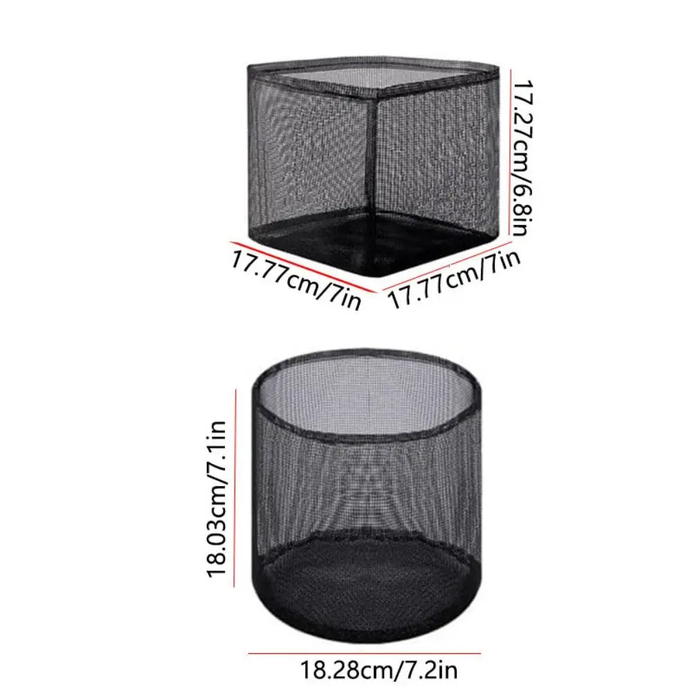 4Pcs Breathable Mesh Pond Plant Baskets Reusable Square/Round Aquatic Planting Bags Easy To Clean Enhanced Root Hydration Oasis Select